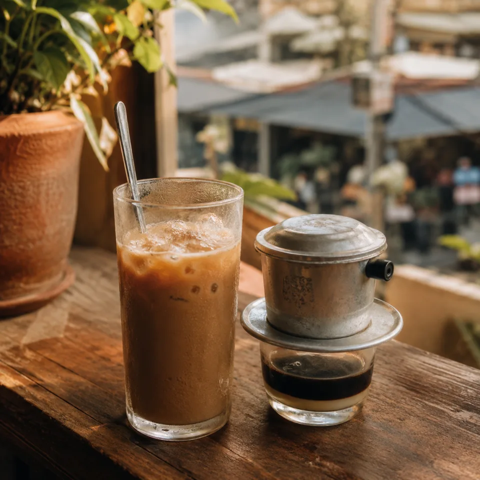 Bàn ăn tại K.cafe